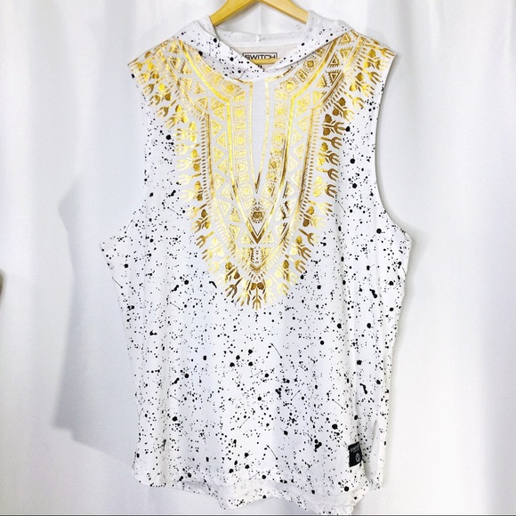 Switch Remarkable Other - Switch Remarkable Men’s Gold Foil Hoodie Size XL